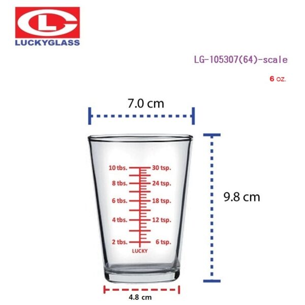 Lucky V-Series Scale Glass LG-105307(64)-Scale