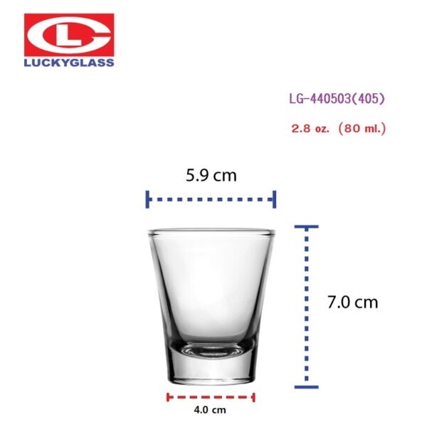 LUCKY Rush HB Shot Glass LG-440503 (405)