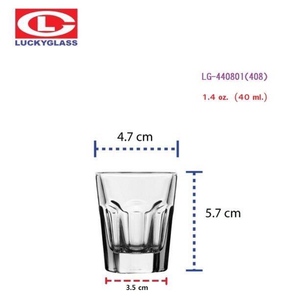 LUCKY Euro Shot Glass LG-440801 (408