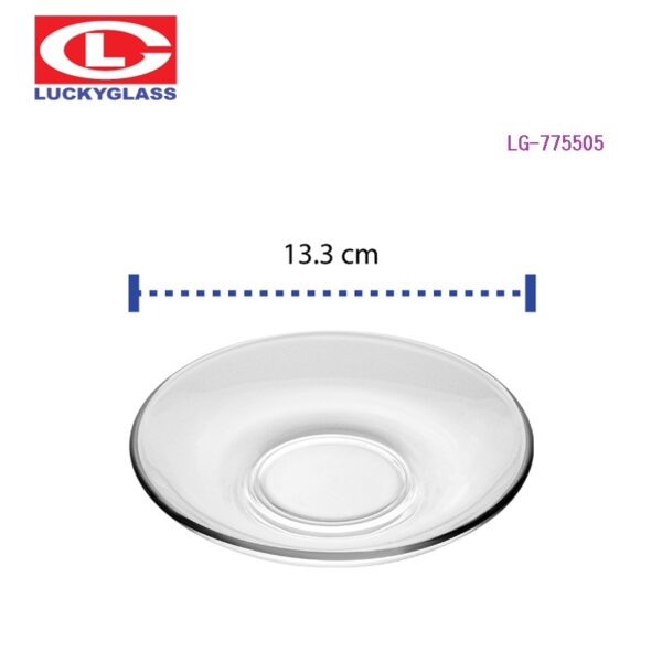 LUCKY Clear 5 1/4″ Saucer LG-775505